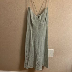 Madewell strappy mint green summer mini dress NWT